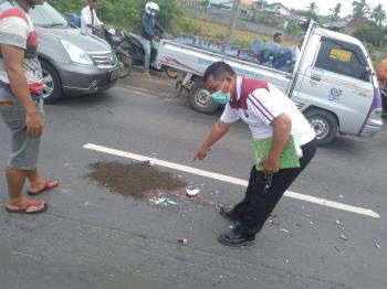 Jalinsum Natar Berlubang! Pengendara Motor Jadi Korban â€œTewas Mengenaskanâ€